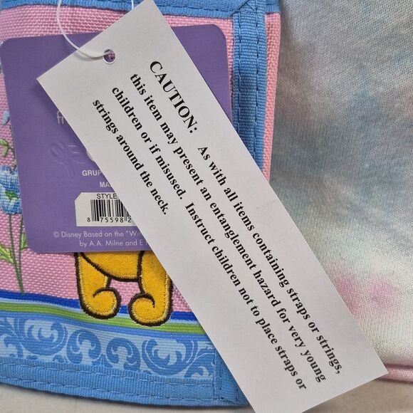 Disney Winnie The Pooh Velcro Tri-Fold Wallet - New - Picture 4 of 4